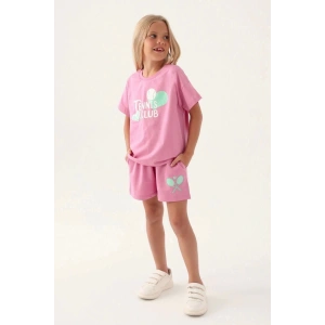 KIZ ÇOCUK ŞORT TAKIM - ROSE