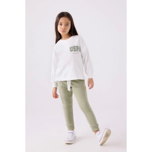 KIZ GARSON EŞOFMAN TAKIMI - KREM