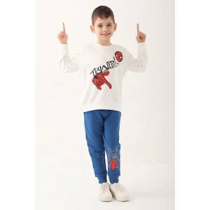 SPIDER-MAN ERKEK ÇOCUK EŞOFMAN TAKIMI - KREM