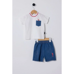 U.S POLO ASSN ERKEK BEBEK 2Lİ TAKIM - Beyaz