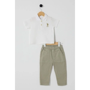 U.S POLO ASSN ERKEK BEBEK 2Lİ TAKIM - Beyaz