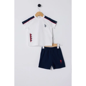 U.S POLO ASSN ERKEK BEBEK 2Lİ TAKIM - BEYAZ/KIRMIZI