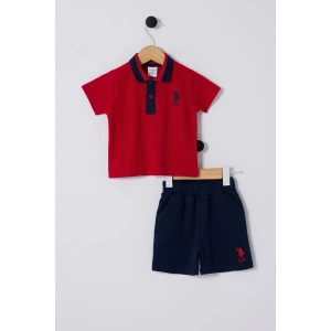 U.S POLO ASSN ERKEK BEBEK 2Lİ TAKIM - KIRMIZI