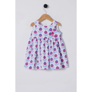 U.S.POLO ASSN. KIZ BEBEK ELBİSE - Beyaz