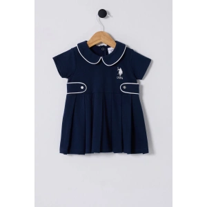 U.S.POLO ASSN.KIZ BEBEK ELBİSE - LACİVERT