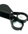20x30 2k30mm Çıft Optik Lens Katlanan Cep Büyüteç.