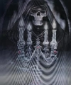 3 Boyutlu Resim  3 Farklı Resim Değişenli Halloween İskelet Tablosu 30x40 Cm