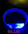 3 Modlu Pilli Led Işıklı Esnek Parti Bilekliği Mavi