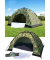 4 Kişilik Kamuflaj Desenli Kolay Kurulumlu Kamp Çadırı