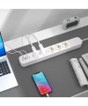 5 Prizli Akım Korumalı Uzatma Kablosu | 2xusb-a + 2xusb-c | 3680w - 2m Kablo