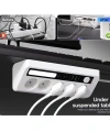 5’li Akım Korumalı Priz 2500w | 2 Usb + 2 Type-c Hızlı Şarj | Led Gece Lambalı | Dokunmatik Beyaz