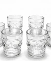 6lı Cam Kurukafa Bardak Seti Alk5116