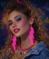 80’ler 9039lar Retro Neon Pembe Şimşek Küpe 10 Cm