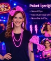 80’ler 90’lar Neon Pembe Parti Seti – Kolye Küpe Taç