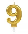 9 Rakam Mum Gold Renk