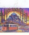 Ahşap İstanbul Temalı Magnet Alk4359