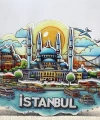 Ahşap İstanbul Temalı Magnet Alk4598