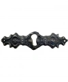 Antika Tarz Dekoratif Pirinç Anahtar Ağızlığı -  28x104mm, Oksit