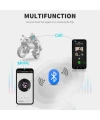 Bt22 Kask Kulaklık Bluetooth Motosiklet Kulaklık 5.0 Bluetooth Interkom Motorsiklet Kulaklık