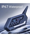 Bt62 Motosiklet Kask Kulaklığı Bluetooth Intercom 2 Intercom Bağlantılı