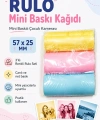 Çocuk Fotoğraf Makinesi Yedek Termal Baskı Kağıdı Renkli (3 Lü Rulo) – 57x25mm