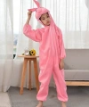 Çocuk Tavşan Kostümü Pembe Renk 4-5 Yaş 100 Cm