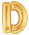 D Harf Folyo Balon Altın Renk  40 İnç