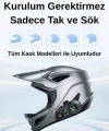 D2-6x 1000m Mesafeli 6 Kanallı İntercom Bluetooth Motosiklet Kask Kulaklığı İntercom Kulaklık