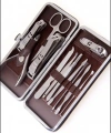 Deri Çantalı 12li Manikür Seti
