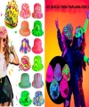 Farklı Desenlerde Plastik Neon Uv Işık Parti Şapkası 1 Adet