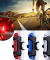 Fonksyonlu Bisiklet Arka Stop Uyarı İkaz Işığı Şarjlı 4 Modlu Lamba