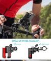 Gidon Bağlantılı 360° Derece Ayarlanabilir 3.5”-7.2” Uyumlu Motosiklet Bisiklet Telefon Tutucu