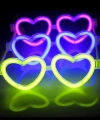 Glow Kalpli Fosforlu Gözlük 6’lı Renkli Set – Neon Parti