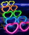 Glow Kalpli Fosforlu Gözlük 6’lı Renkli Set – Neon Parti