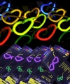 Glow Kalpli Fosforlu Gözlük 6’lı Renkli Set – Neon Parti