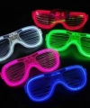 Glow Model Led Işıklı Parti Gözlüğü 3 Modlu 5 Renk 5 Adet
