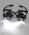 Gözlük Modeli 10x 15x 20x 25x Lens,2led Işıklı,büyüteç