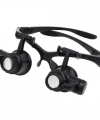Gözlük Modeli 10x 15x 20x 25x Lens,2led Işıklı,büyüteç