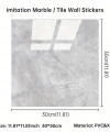 Gri Mermer Desen Duvar Sticker (30*30)