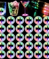 Işıklı Yapışkanlı Bardak Altı Aparatı Ledli 3 Modlu 6 Cm Çap 1 Adet