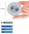 Işıklı Yapışkanlı Bardak Altı Aparatı Ledli 3 Modlu 6 Cm Çap 1 Adet