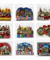 İstanbul Temalı Ahşap Buzdolapı Süsü Magnet Alk5825