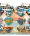 İstanbul Temalı Silikon Buzdolapı Süsü Magnet 6lı Set Alk5805