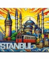 İstanbul Temalı Silikon Buzdolapı Süsü Magnet Alk5377