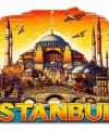 İstanbul Temalı Silikon Buzdolapı Süsü Magnet Alk5378