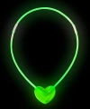 Karanlıkta Yanan Glow Kalp Şekilli Kolye 6 Renk 6 Adet