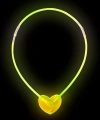 Karanlıkta Yanan Glow Kalp Şekilli Kolye 6 Renk 6 Adet