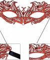 Kırmızı Dantel Masquerade Maskesi 5 No