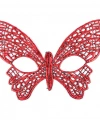 Kırmızı Dantel Masquerade Maskesi 7 No