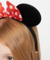 Kırmızı Fiyonklu Minnie Mouse Taç Fare Tacı Kafa Bandı